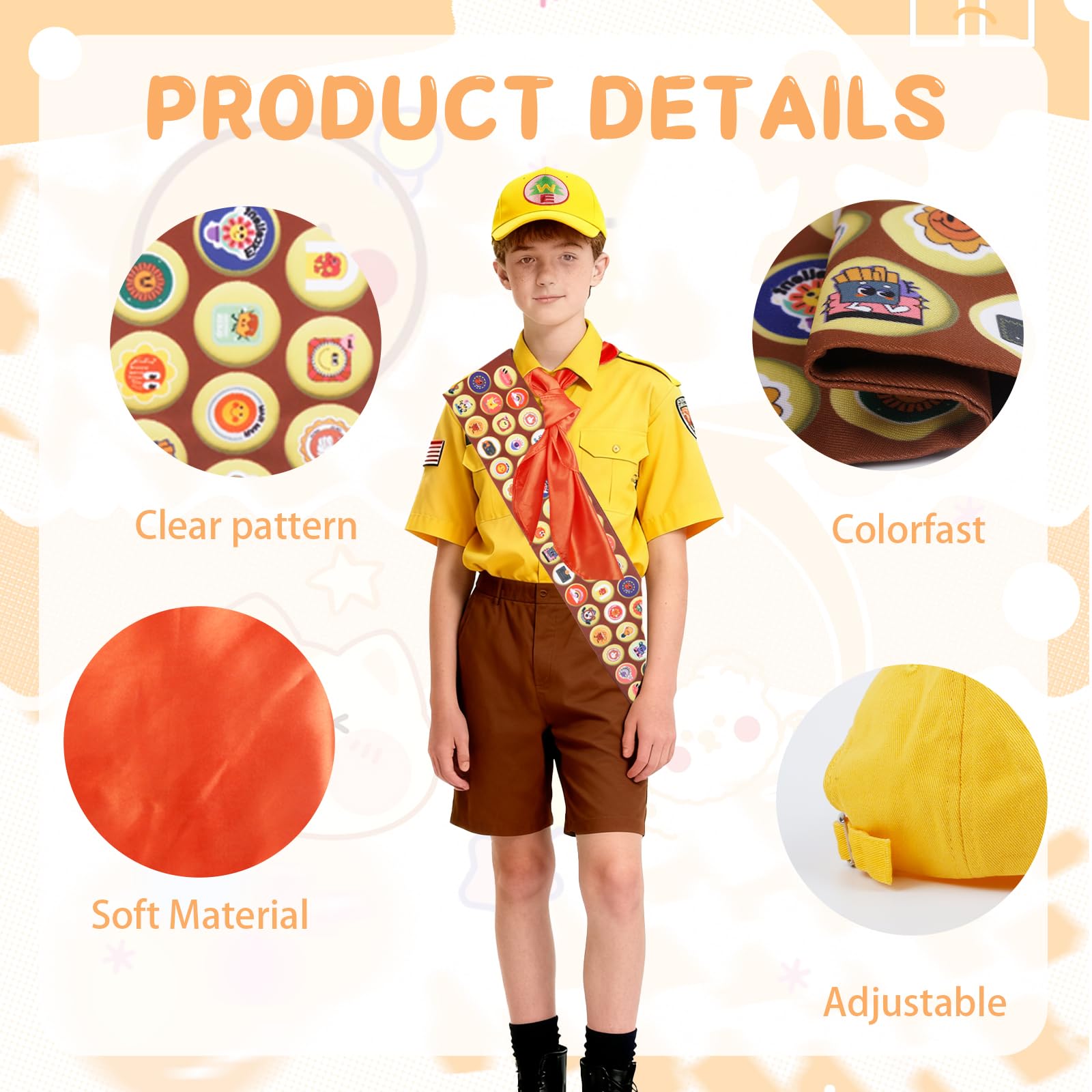 5PCS Scout Costume Kit - Image 3