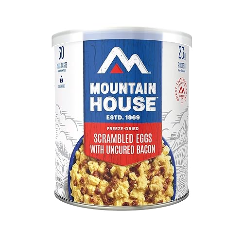 Miniatura 3 de Mountain House - Huevos revueltos liofilizados con tocino #10 Caza de latas, camping, mochileros, alimentos respaldados por una garantía de sabor de