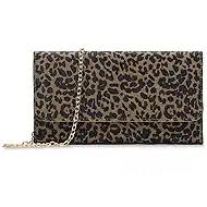 U+U Small Crossbody Bags for Women, Clutch Bag with Removable Chain, Card Slots & Phone Pocket - Lightweight Purse (10Colors)