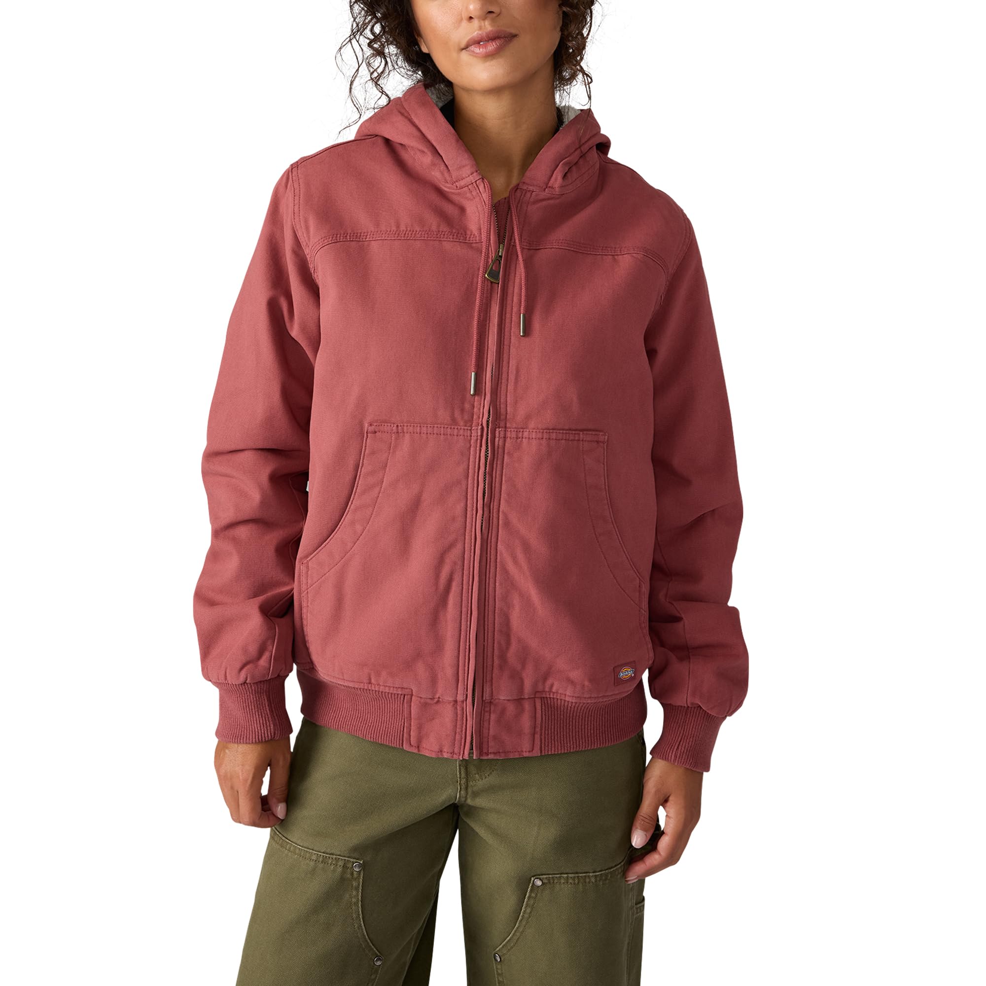 Dickies Women's Fleece-Lined Duck Canvas Jacket