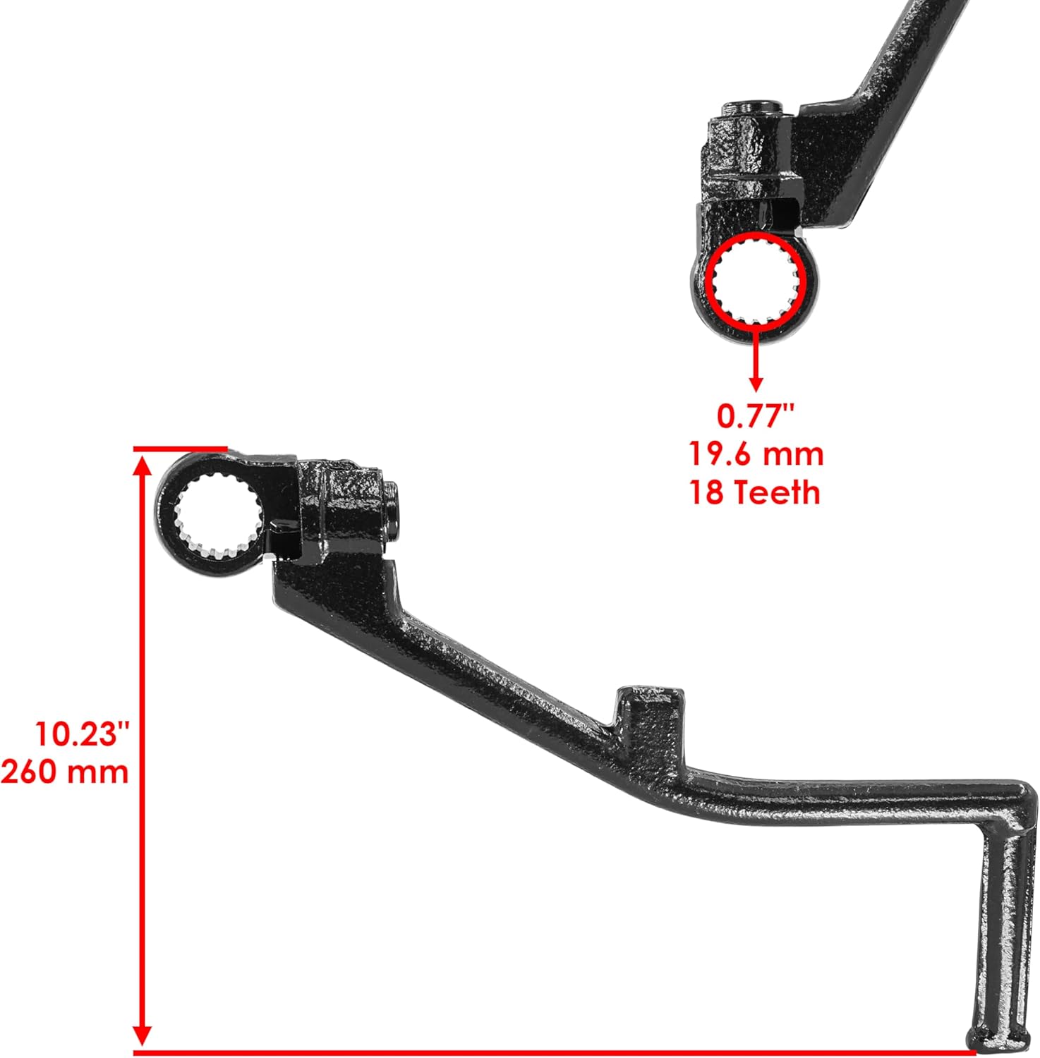 Caltric Kick Starter Start Compatible with Suzuki 26300-19A01 26300-01C01 26300-01C00 26300-43B00