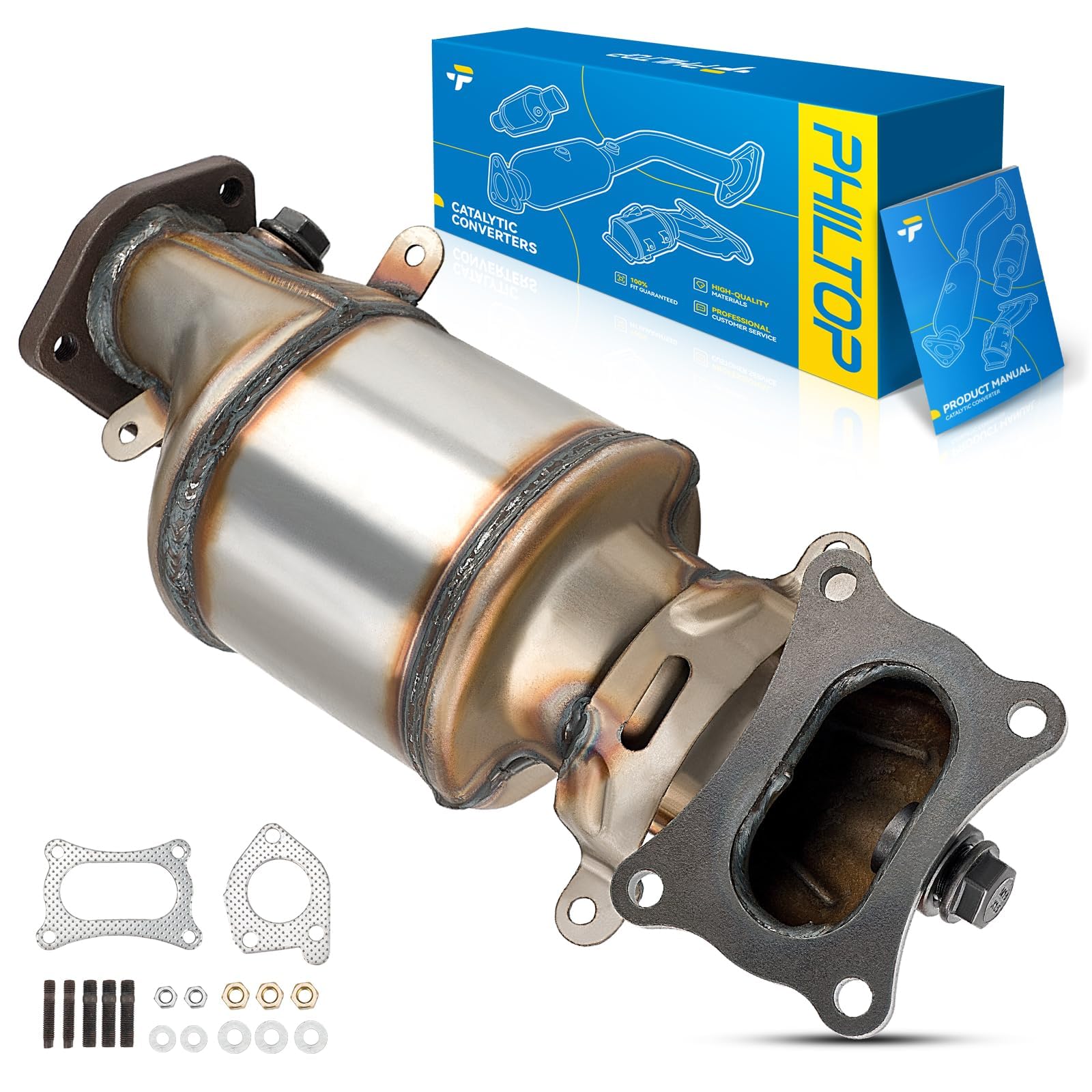 Amazon.com: PHILTOP Front Left Catalytic Converter for Pilot