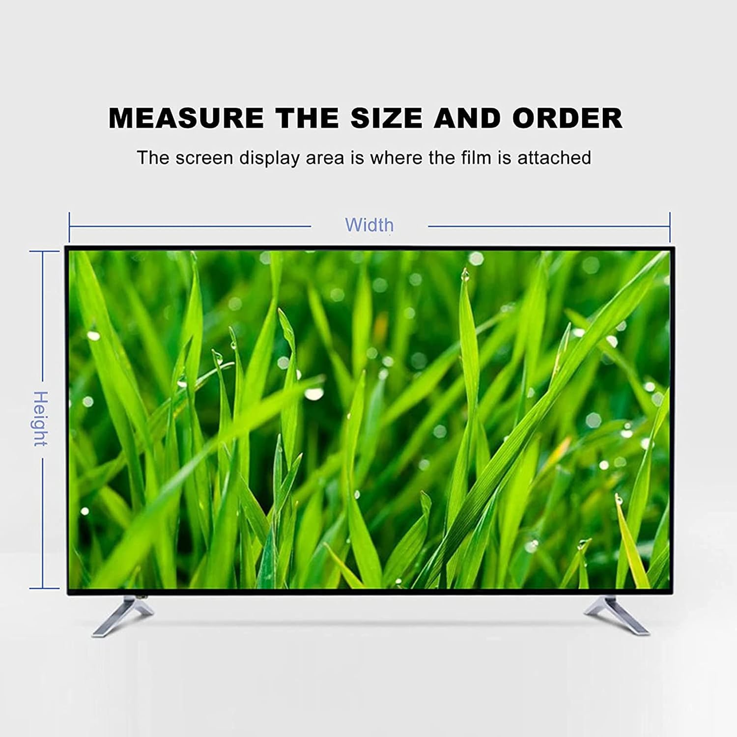 32-75 Inch TV Screen Frosted Protector, Anti-Glare/Anti Blue Light/Anti Scratch Film Relieve Computer Eye Strain and Help You Sleep Better,55 in 1221 X 689mm