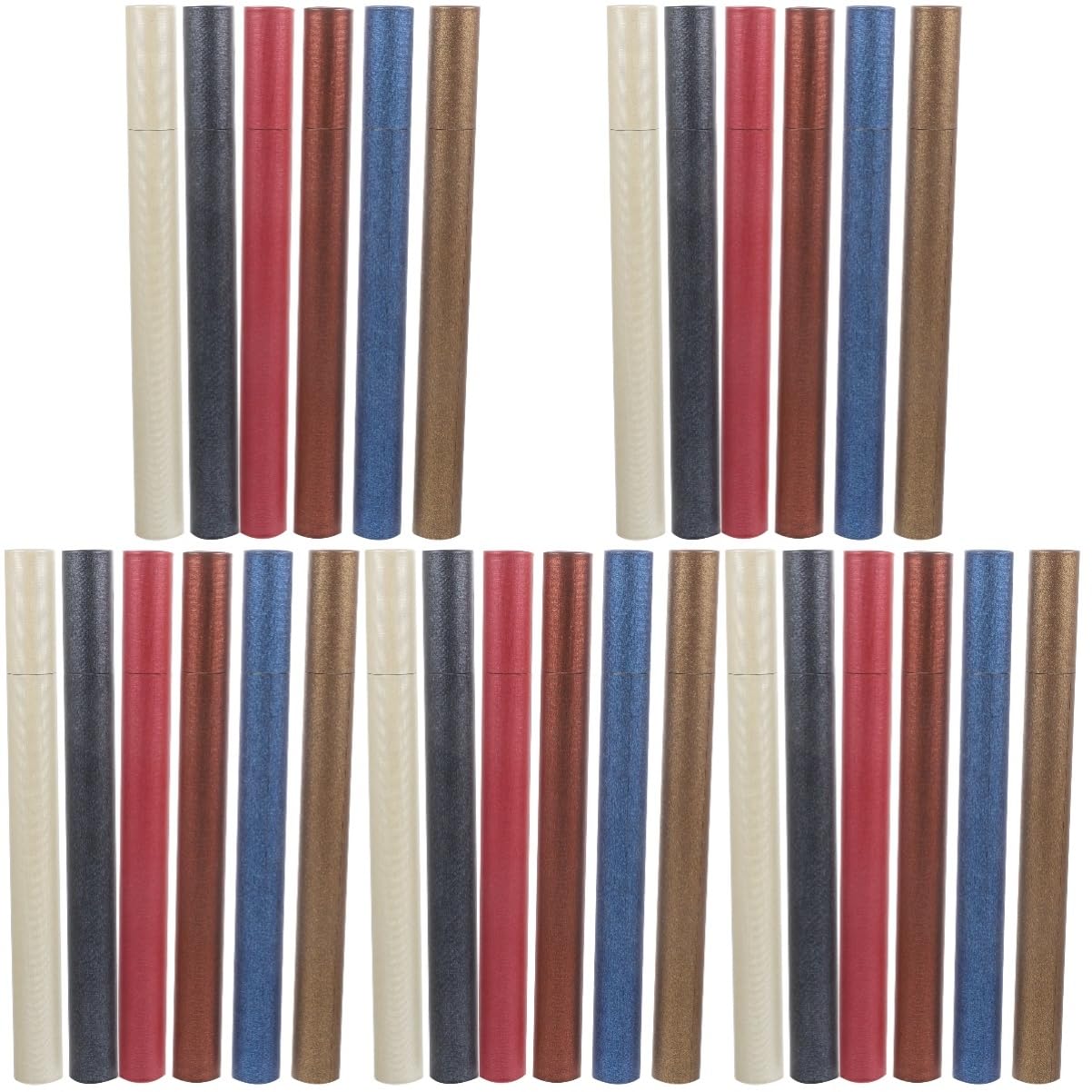 MAGICLULU 5 Sätze Weihrauchbrenner Für Haare Rückfluss-räucherstäbchenhalter Perlmuttrott Räucherstäbchenständer Behälter Für Räucherstäbchen Halter Für Räucherstäbchen Papier 6 Stück * 5
