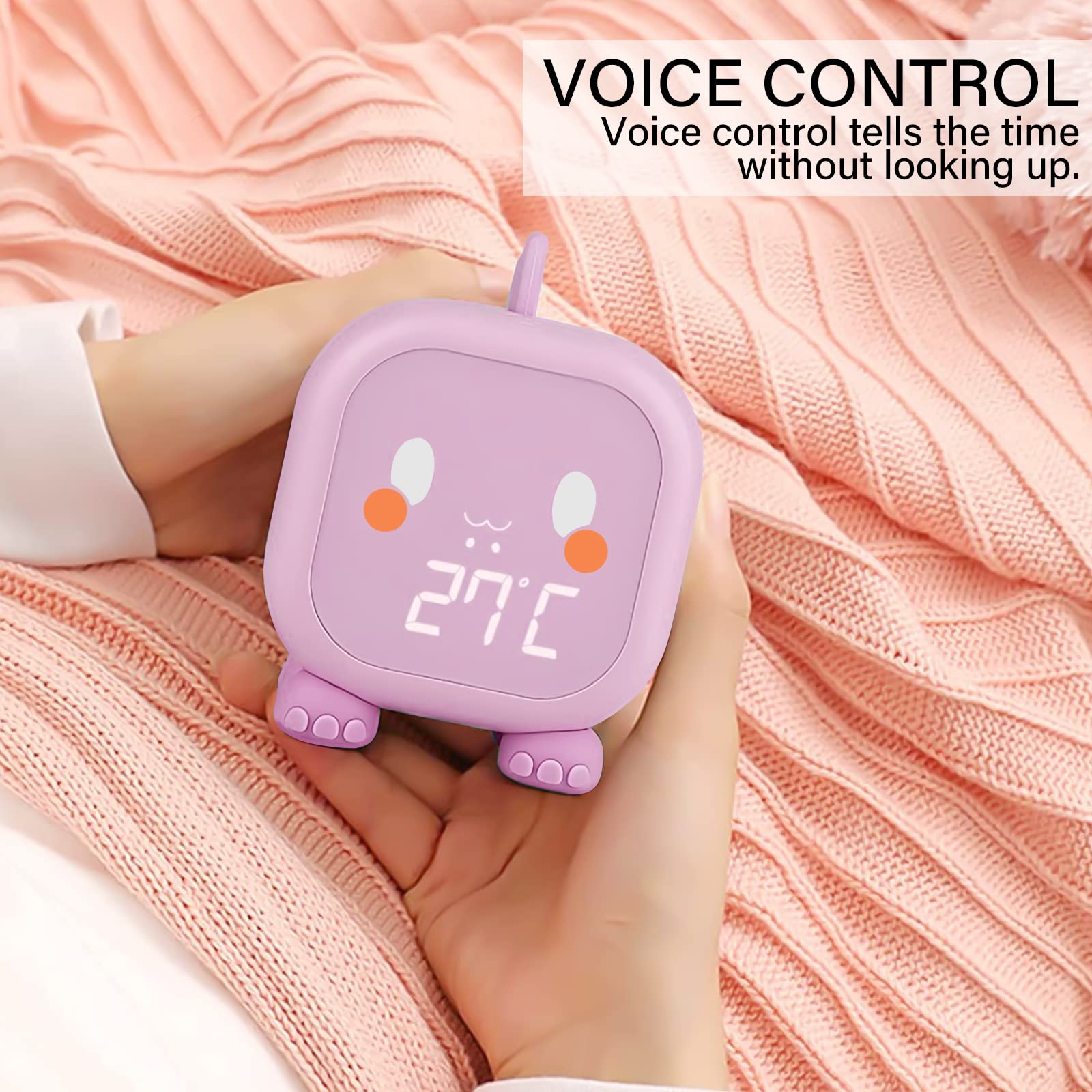 Réveil Enfants Fille Garcons LED Numerique Lampe Réveil, Dinosaure Réveil Numérique Volume Réglable Minuterie Veilleuse Snooze Réveil en USB Charge