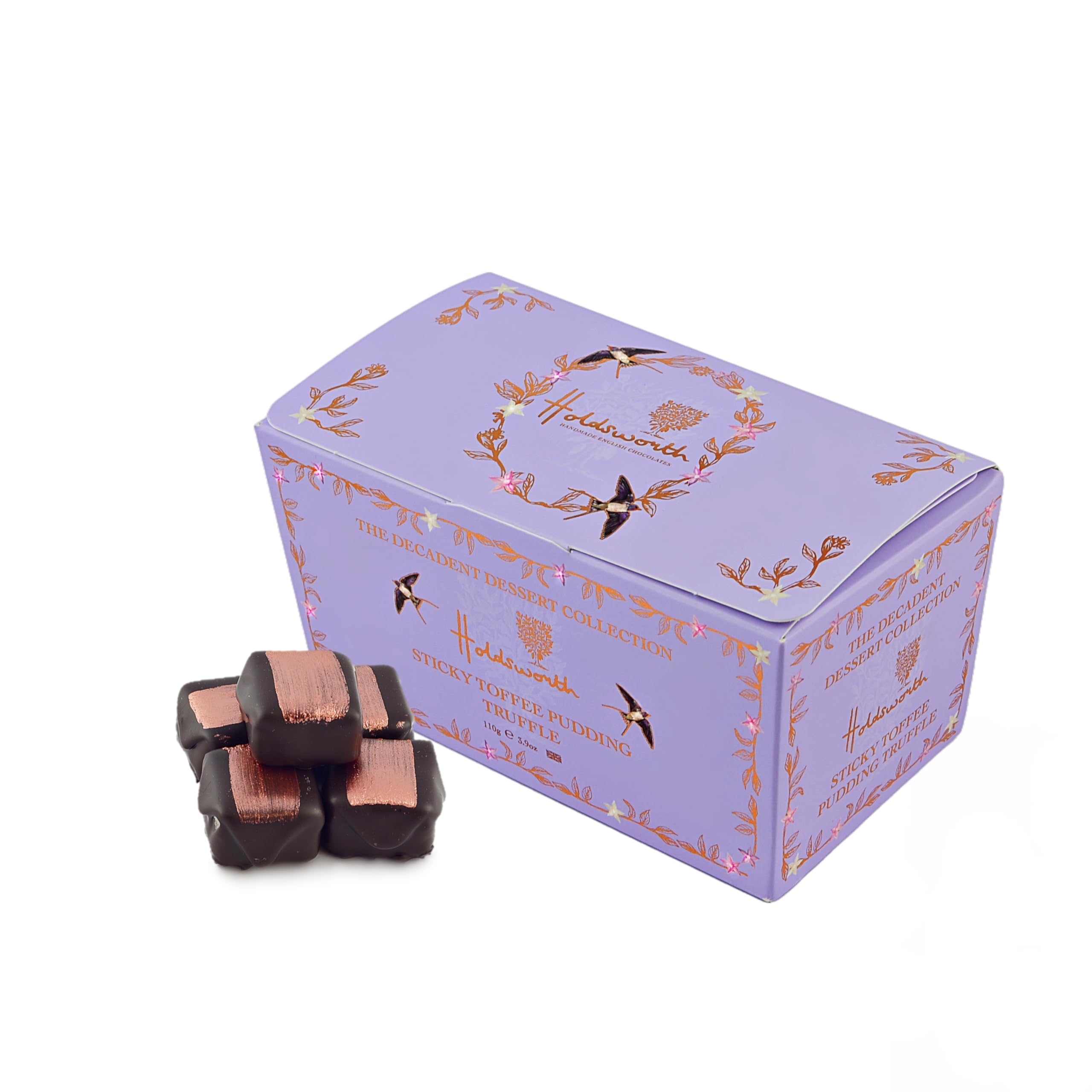 Holdsworth Chocolates - Decadent Dessert - Sticky Toffee Pudding Handmade Truffles - 110g