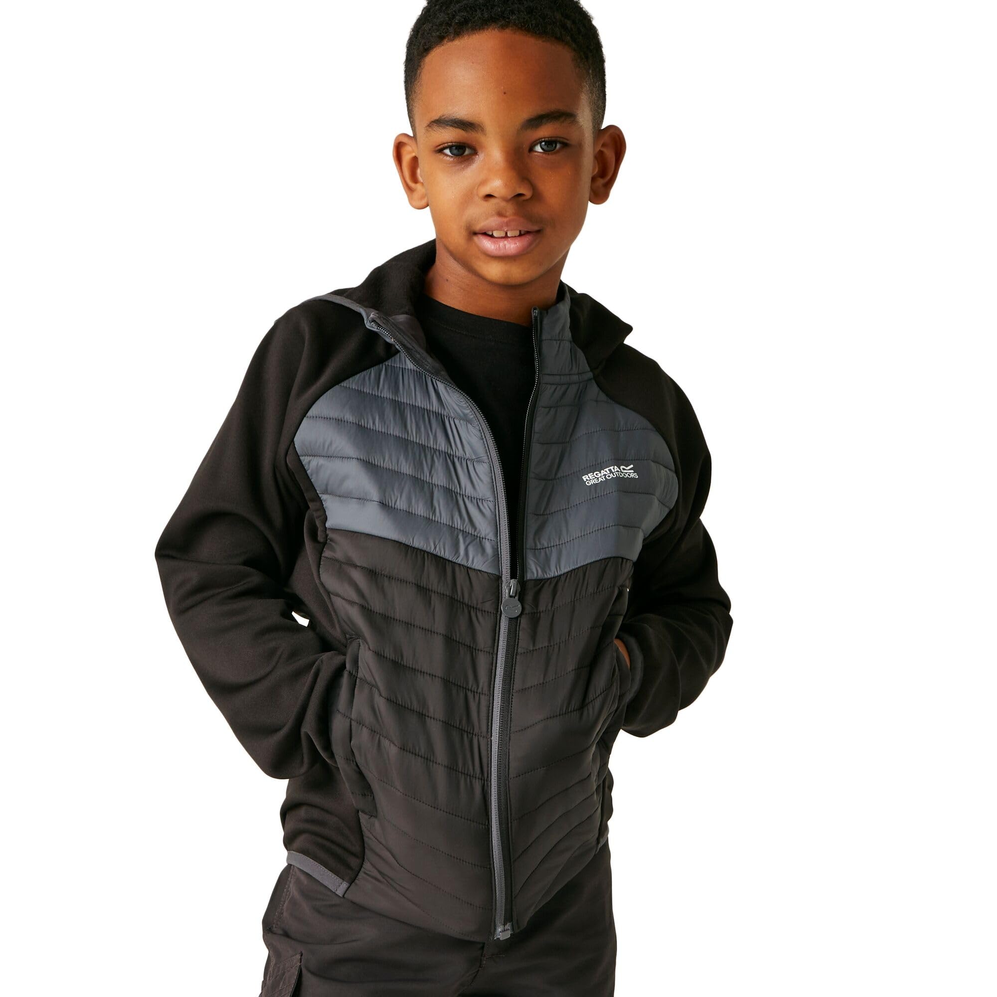 Regatta Kids' Kielder Hybrid Viii Jacket Chaqueta acolchada con cremallera completa híbrida Kielder VIII niños Niños