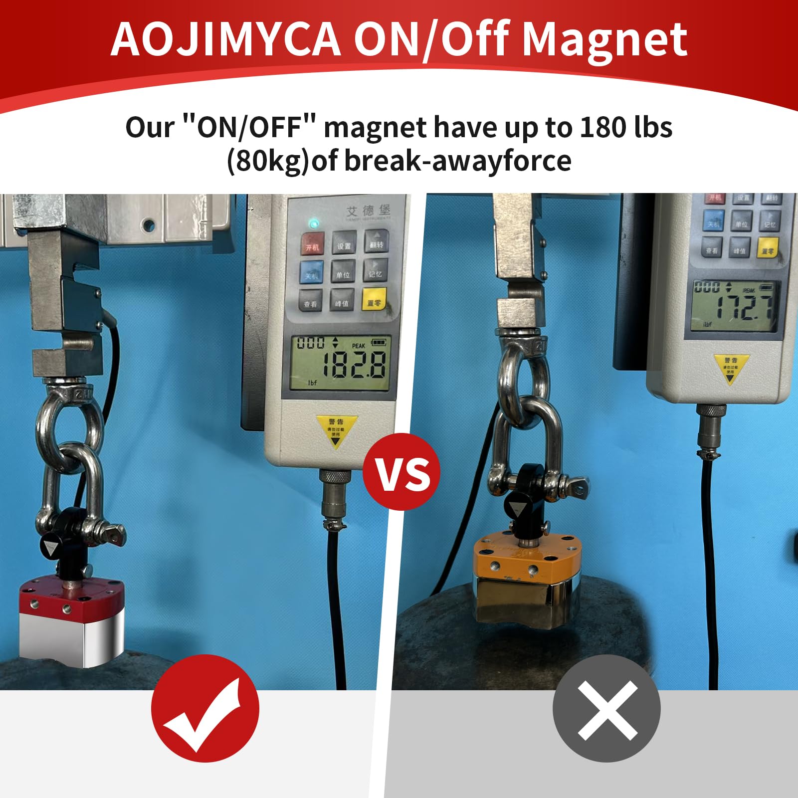 180 lb Magnet - ON/OFF Control -6 180 lb Magnet - ON/OFF Control -6