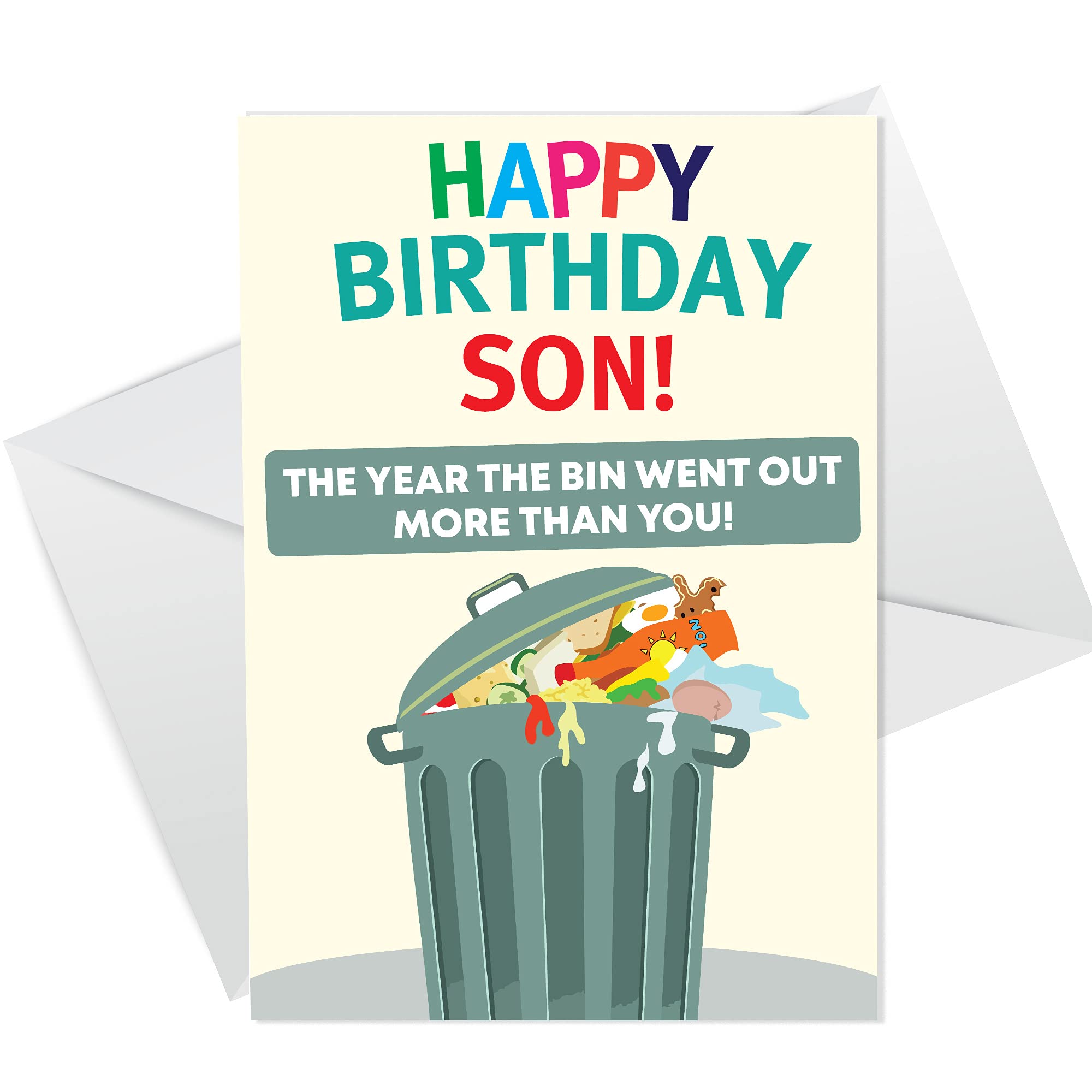 Funny Birthday Card For Son Lockdown Theme Novelty Birthday Card For Him