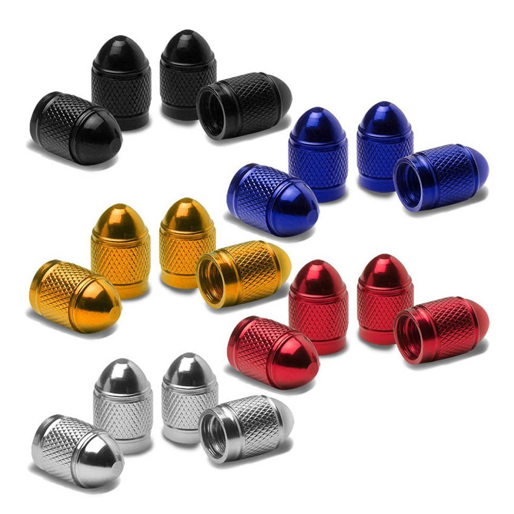 Eastuy Set Di Tappi Per Valvola Pneumatici, In Alluminio, Per Tappi D'aria E Biciclette - Foto 9