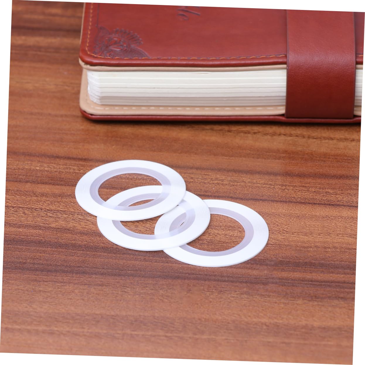 Mikinona 3pièces Rubans Autocollants Ligne Ongle Brillants Couleurs Métallisées Diy Manucure Pédicure Blanc