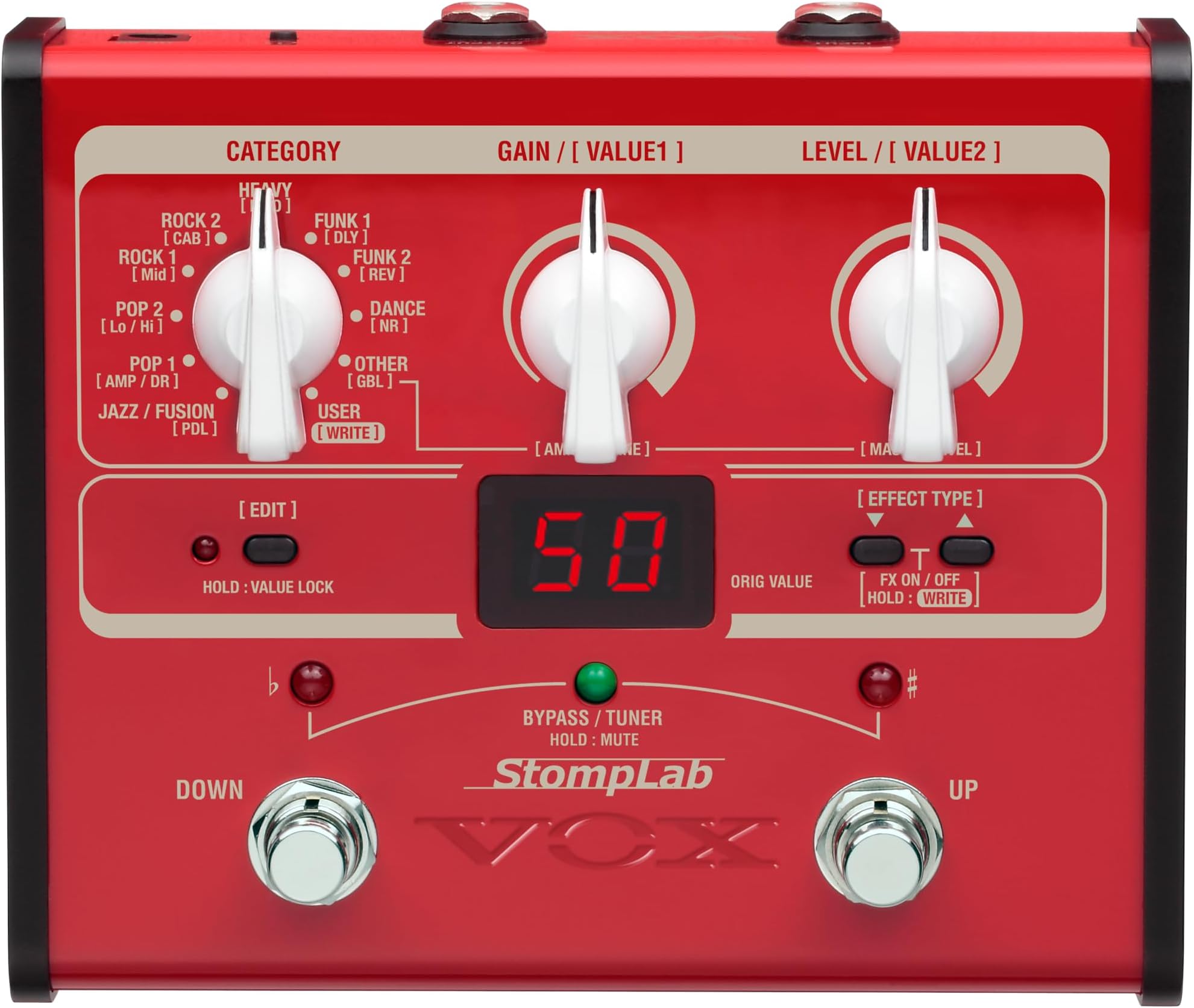 StompLab 1B Multi-Effects Modeling Pedal for Bass Guitar