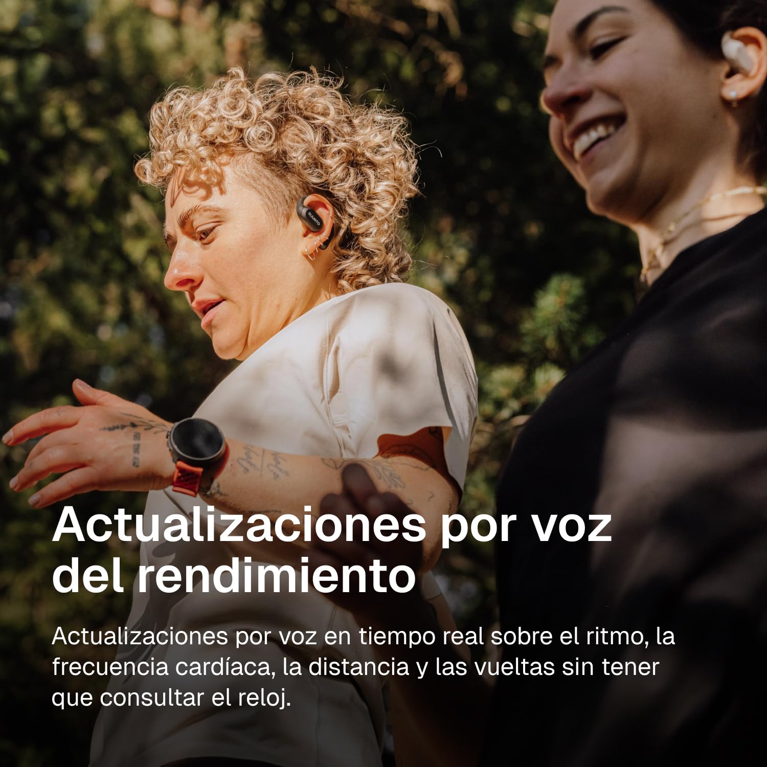 SUUNTO Spark Auriculares Abiertos de conducción ósea IP55 | 36 horas de reproducción, Bluetooth 5.4, control de movimiento de la cabeza, app SUUNTO