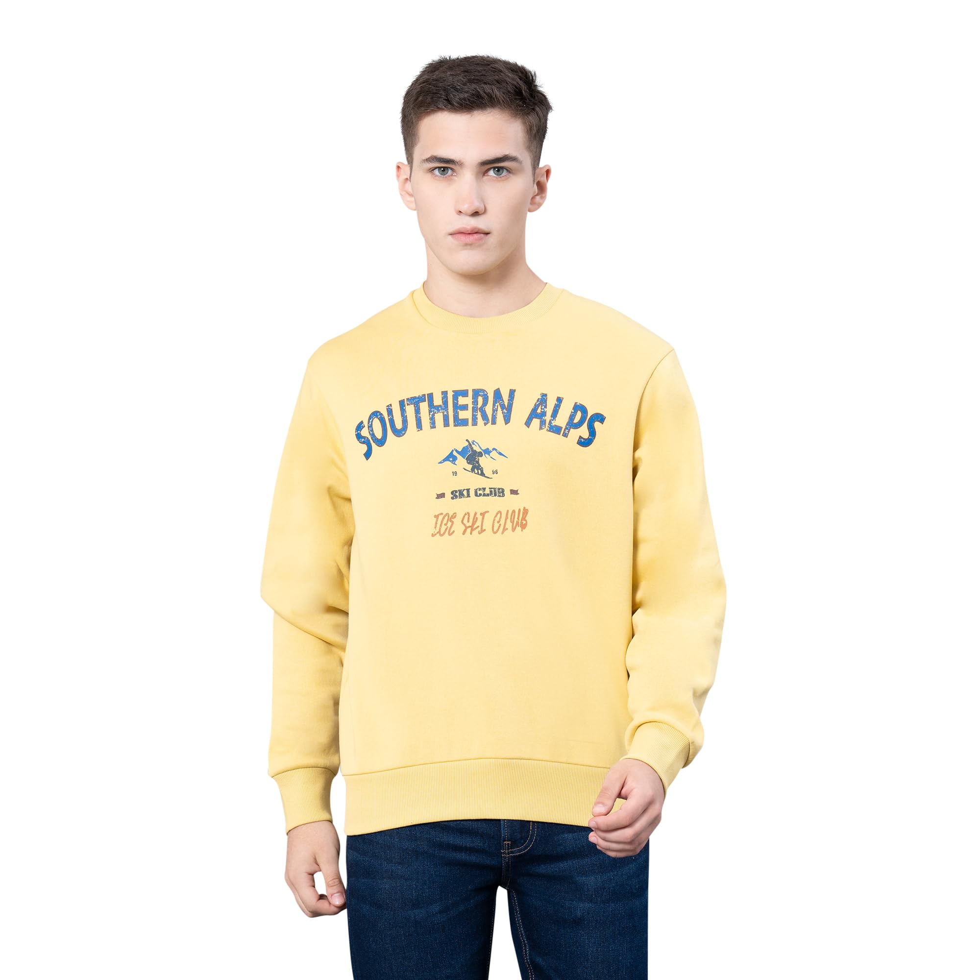 red tape Cotton Blend Round Neck Graphic Sweatshirt For Men | Smart Look | Everyday Comfort-picture-42