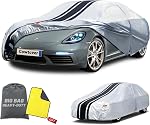 [2026 Upgrade] Heavy Duty Car Cover Custom Fit for Ford Mustang/Shelby (1964-2026)/Chevrolet Chevy Camaro (2010-2026) Waterproof All Weather for Automobiles, Full Exterior Covers