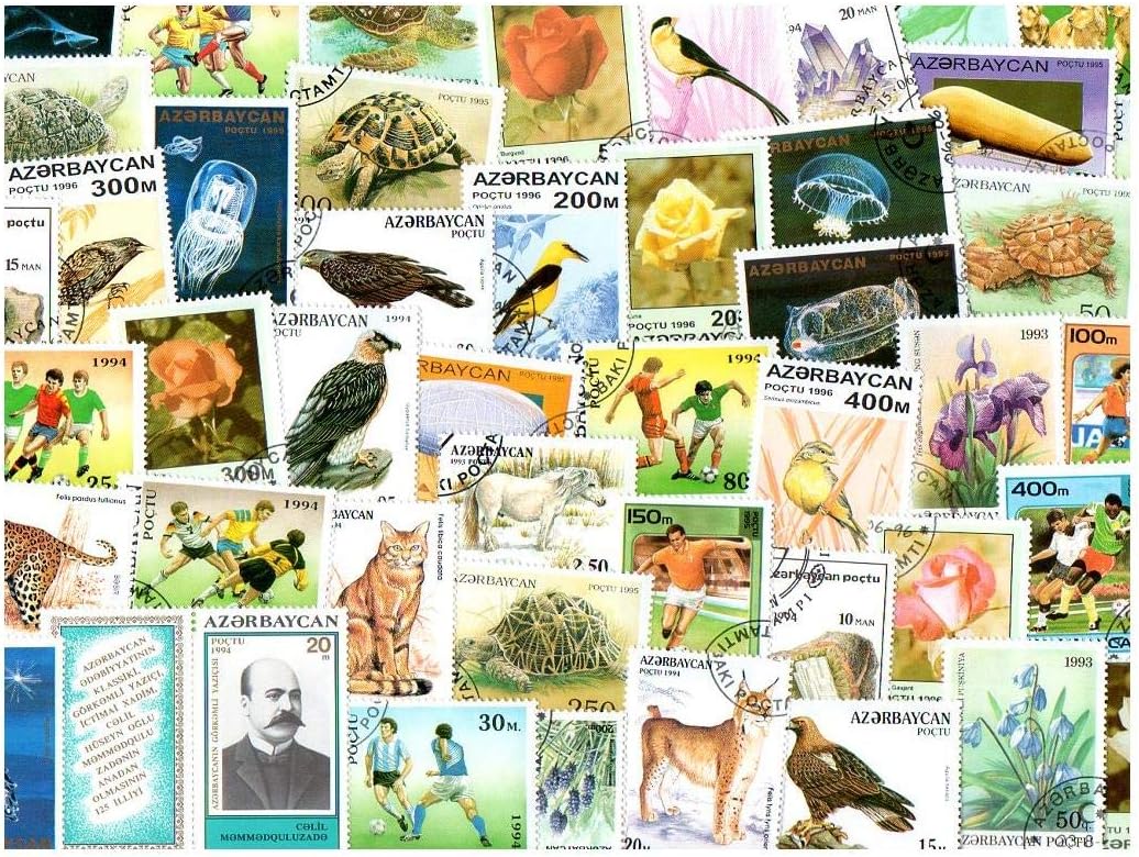 Azerbaijan : 25 Different Stamps Collection Mixture Packet Stamps For Collectors
