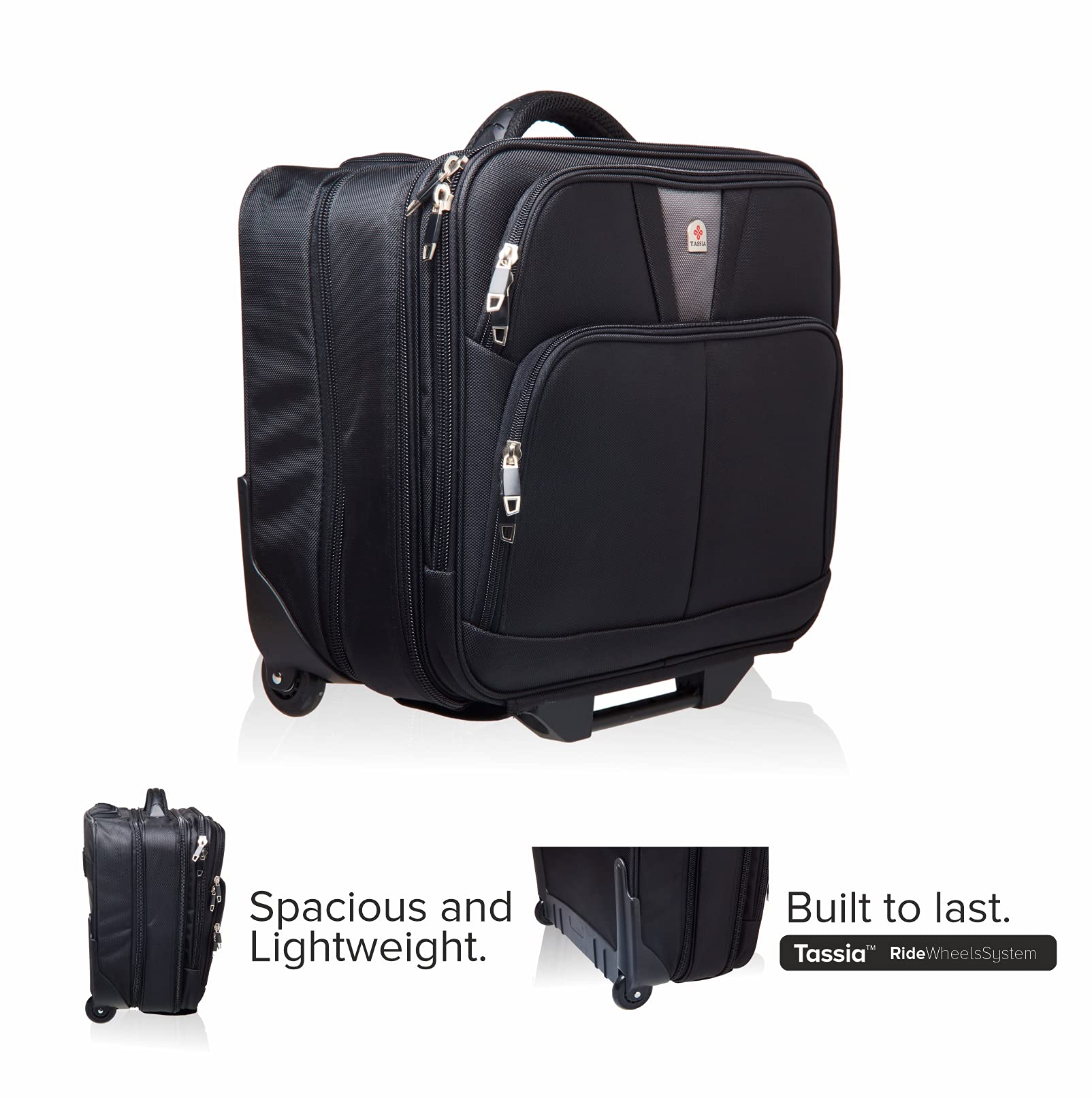 Wheeled Laptop Case with Overnight Compartment Pilot Case with Laptop