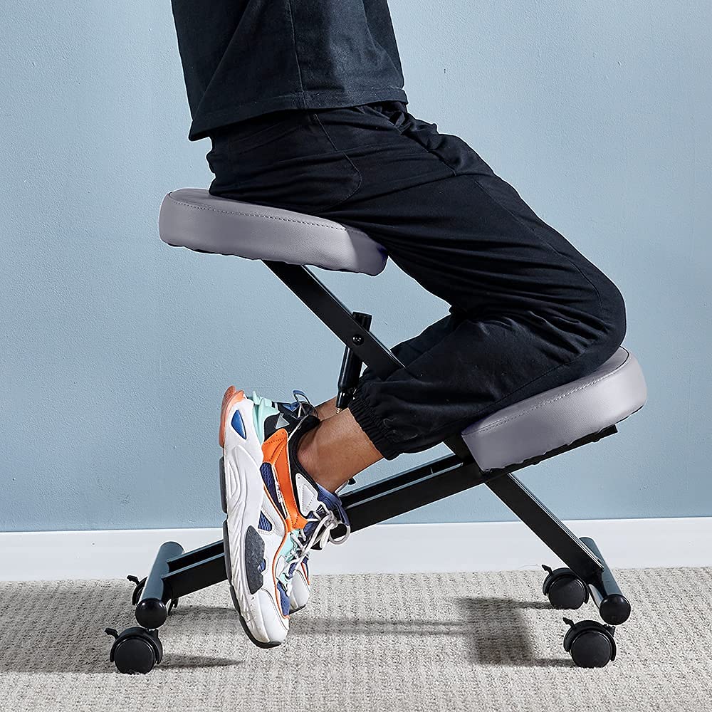 Grey kneeling chair Clearance