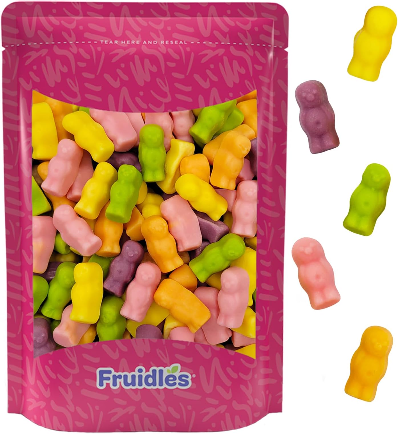 Jelly Babies, English Style Chewy Gummy Candy, Non-GMO (2 Pounds)
