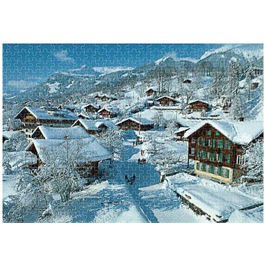 Boxinay Landscape Puzzle Large Jigsaw Puzzle 500 Pieces for Adults Kids DIY Educational Interesting Toys Personalized Gift