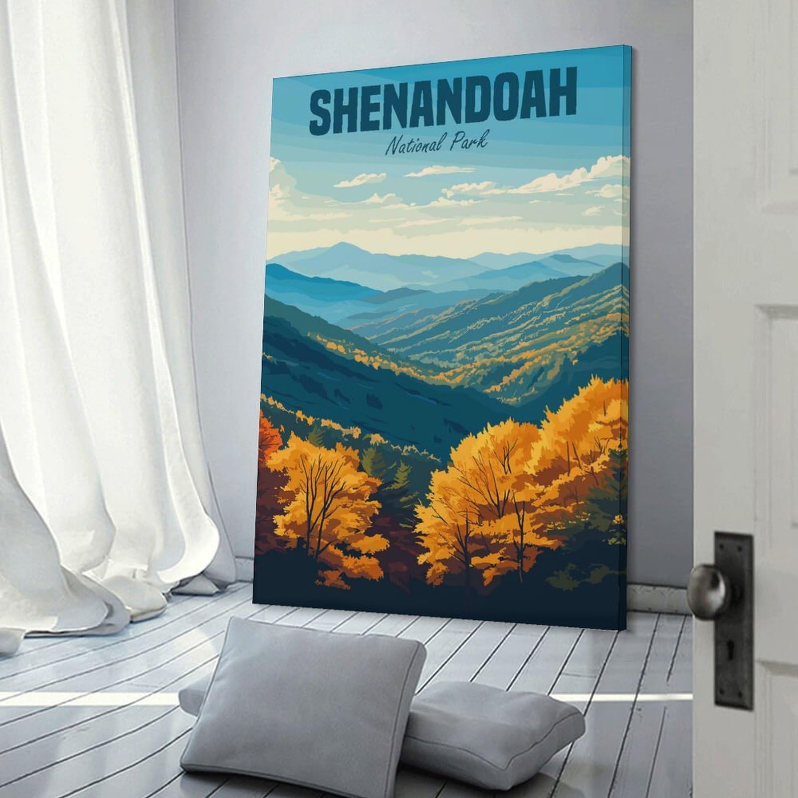 Junmoney Shenandoah National Park(2) Decorative Canvas Print 20x30inch(50x75cm), for Apartment Walls, Studios Or Work Areas, Home Artwork for Modern Interiors