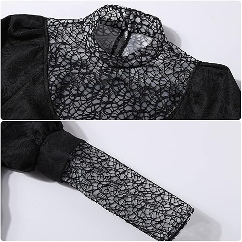 Miniatura 4 de Weixu Yennefer of Vengerberg - Disfraz de bruja para cosplay, vestido gótico, vestido gótico, disfraz de fiesta de Halloween para mujer