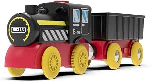 Electric Train Toy, Battery Operated Action Locomotive Train Magnetic...