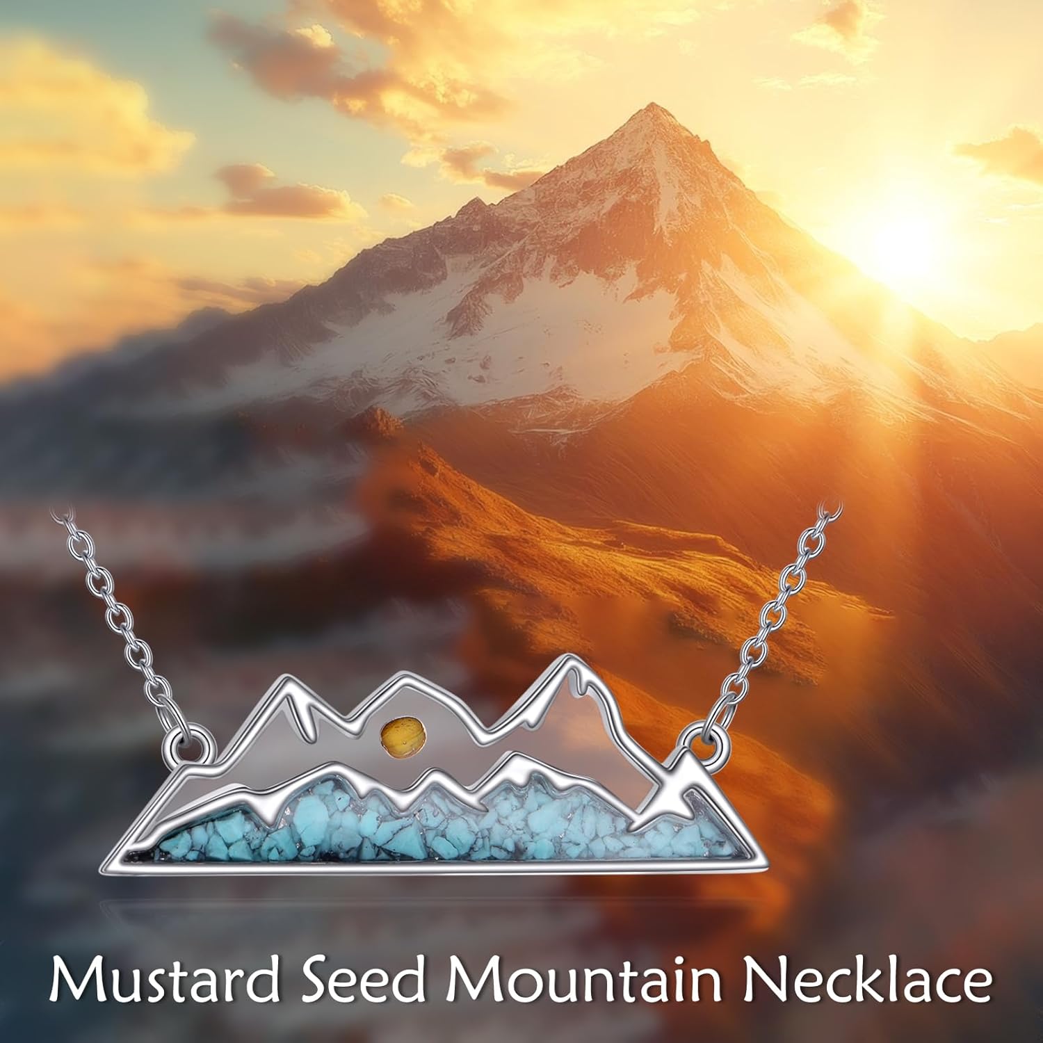 Mustard Seed Faith Necklace for Women 925 Sterling Silver Your Faith Can Move Mountain Jewelry Gift Christian Necklace - Image 6