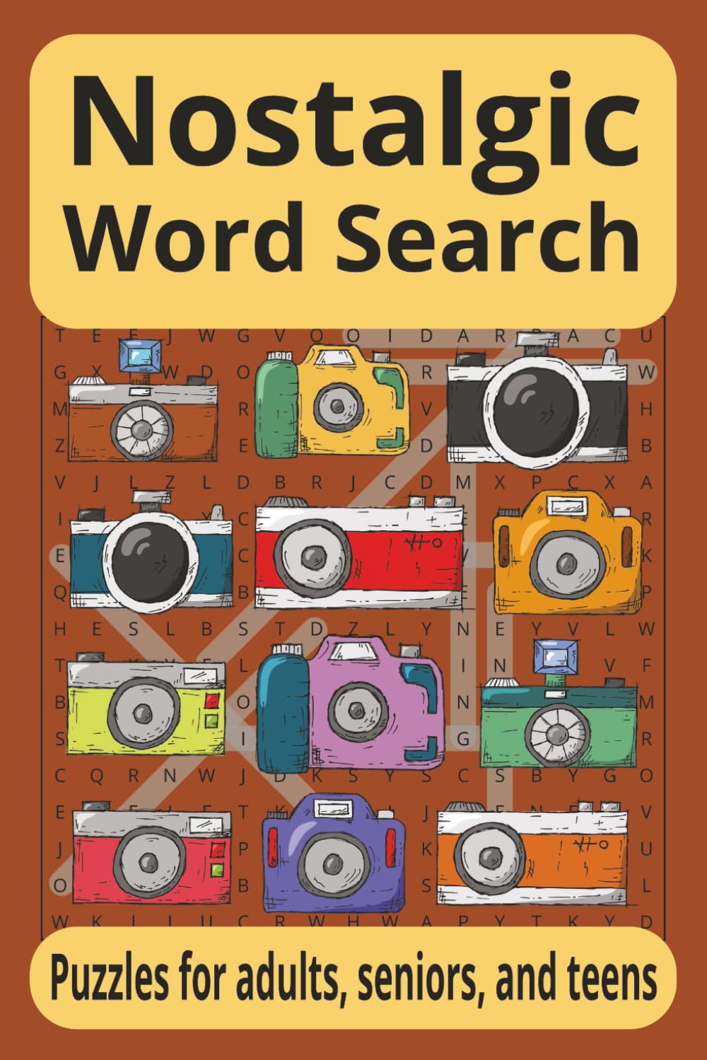 Nostalgic Word Search: Relaxing Word Search Puzzles Inspired by Everyday Life from the 1950s to the 1990s