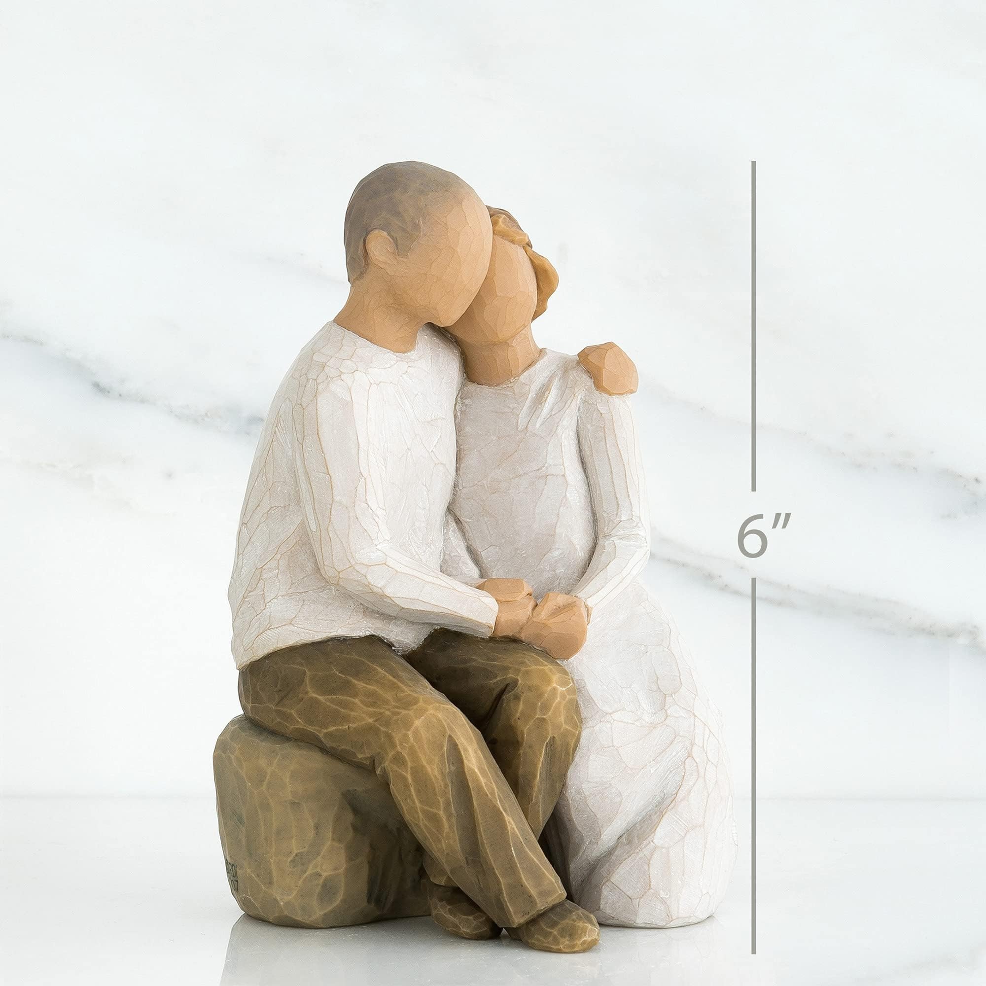 Willow Tree Figura de Hombre y Mujer Enamorados, Enesco