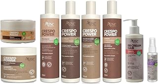 Apse Crespo Power Shampoo e Co Wash e Creme Pentear e Gelatina e Cond e Máscara + BB Cream + Serum