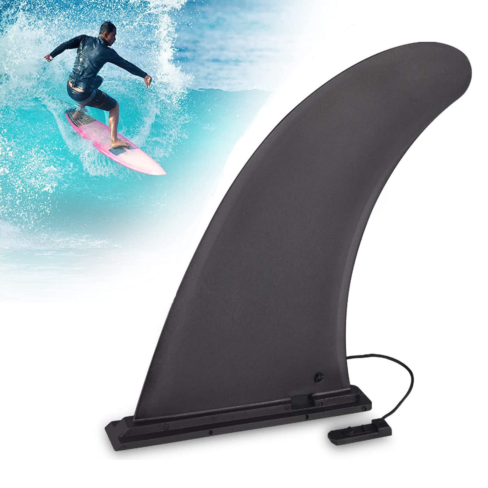 Pinne Funboard Pinne Surf Doppia Chiglia AQUBONA - Per Longboard E Funboard In Nylon Pinne Nylon Tavola Surf