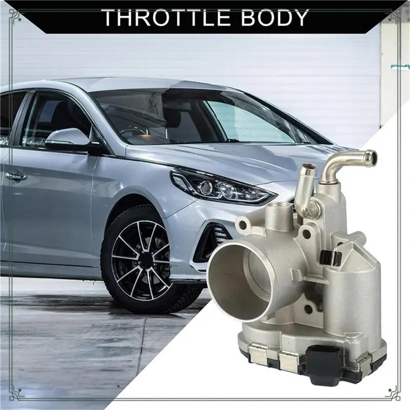 Korpusy przepustnicy silnika samochodowego Przepustnica samochodowa 35100-04200, 3510004200 pasująca do Hyundai I10 Benzyna Hatch 2013-2023 Przepustnica kontroli powietrza