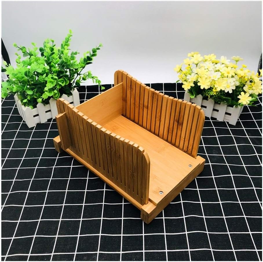Design Rectangle Bread Cutting Board Plate Chopping Block Household Kitchenware Breakfast Bread Slices Adjustment Folding for Living Room Wall (Color : 2) (1)
