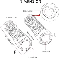 Vista 3 de Handlebar Plug for Yamaha XT660X XT660 XT 660X 2004-2017 Motorcycle Anti-Skid Handlebar End Handlebar Hand Grips Rubber Grip Ends Plug 7/8'' 22mm