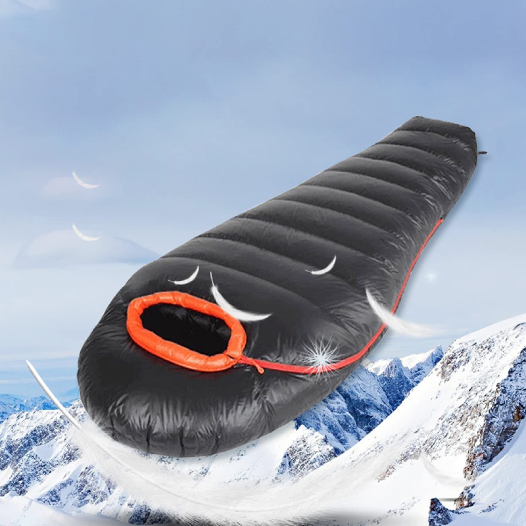 ダウンシュラフ 秋冬春用 寝袋 マミー型 アウトドア キャンプ 登山 車中泊 Amazon | 寝袋 マミー型 シュラフ 耐寒 防水 肌触り良い 旅行