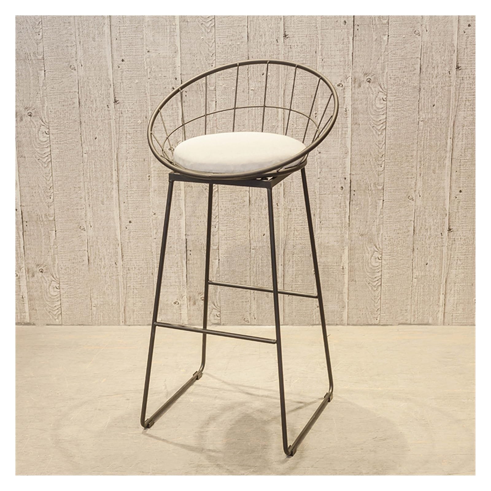Chaise de salle à manger haute et tabouret de bar doré au style luxe épuré