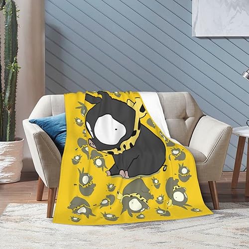 Miniatura 9 de Manta de forro polar de anime Ranma  Ranma Pchan, cálida y súper suave, para sala de estar, sofá y dormitorio, 80 x 60 pulgadas