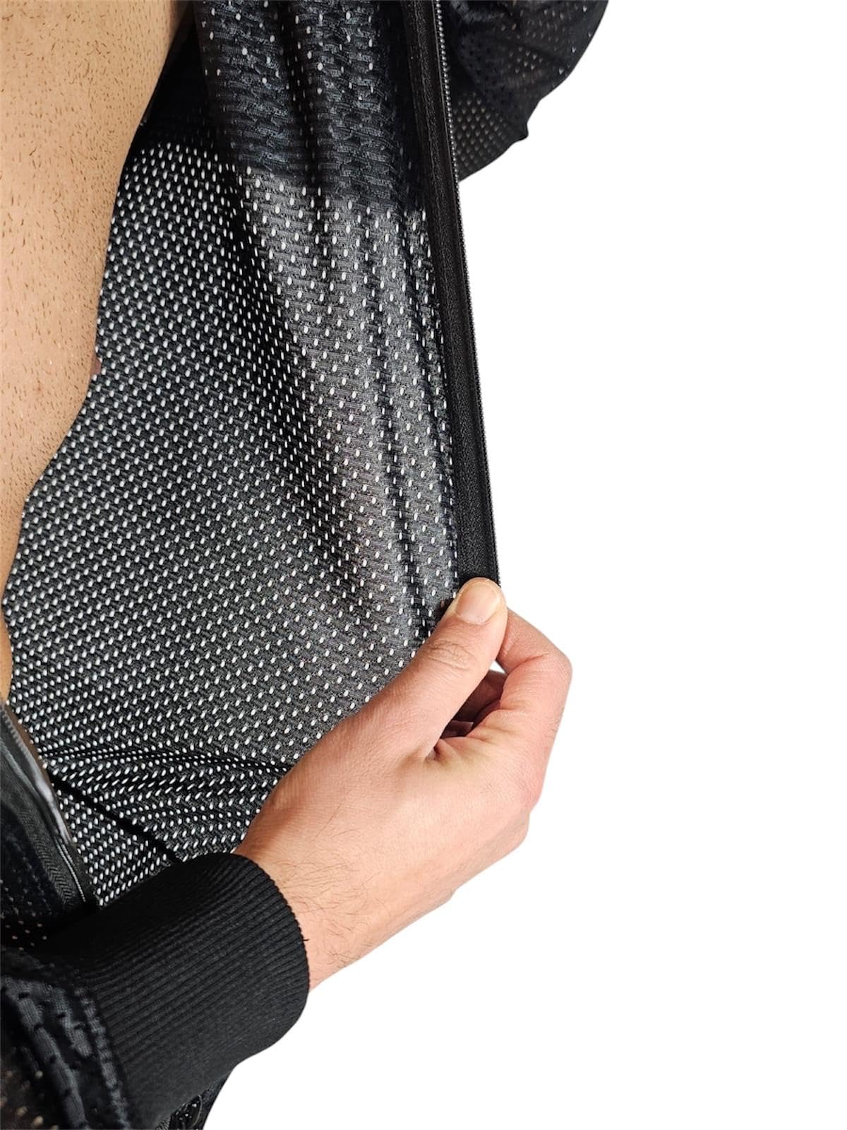 WinNet Sottotuta da Moto go kart estivo Traspirante Ventilato Intero Monopezzo leggero tessuto micro forato traforato mesh sotto tuta