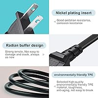 Vista 2 de Enchufe de cable de alimentación de 2 clavijas de 10 pies para Sony SRS-XP500 SRS-XP700 SRS-RA3000 XB72 GTK-XB60 XB90 XB5 XB7 MHC-V13 V71 altavoz