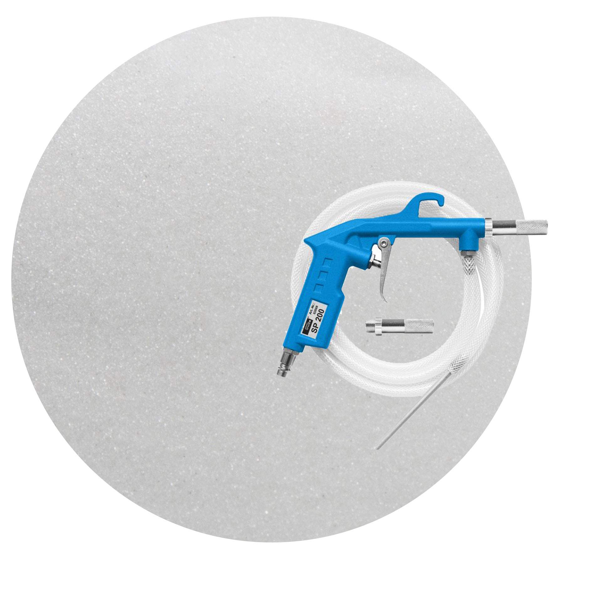 Schicker Mineral Sandstrahlset mit Glasperlen 25 kg