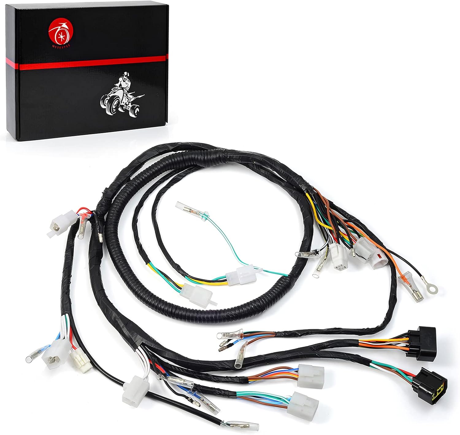 MOTO1988 Wire Wiring Harness Compatible with Yamaha Warrior 350 YFM350 1997 1998 1999 2000 2001 OEM 3GD-82590-40-00