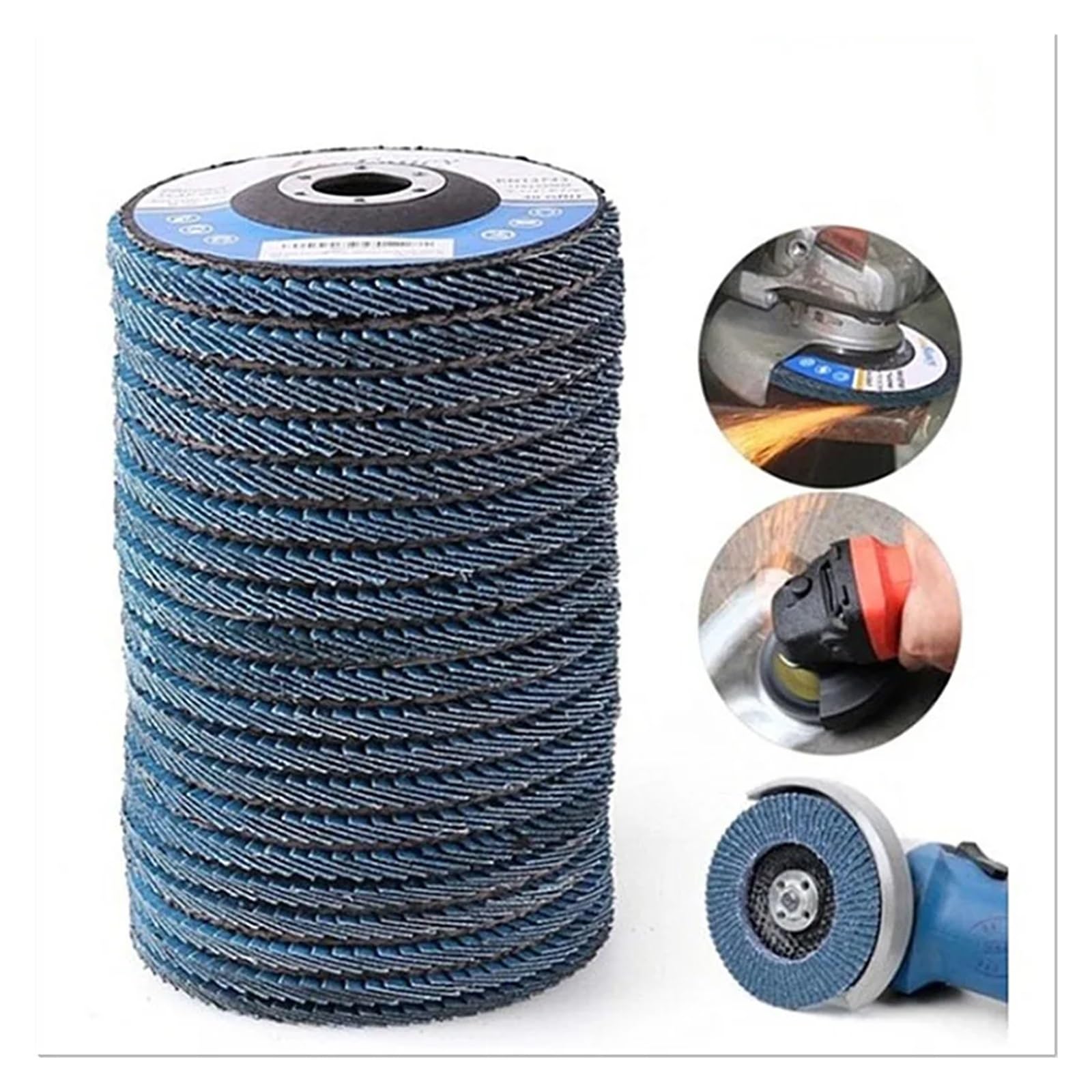 1 szt. ściernice tarcze listkowe tarcze szlifierskie 115 mm 4,5 cala 40/60/80/120 ziarnistość szlifierka kątowa narzędzia ścierne do drewna (ziarnistość 40)