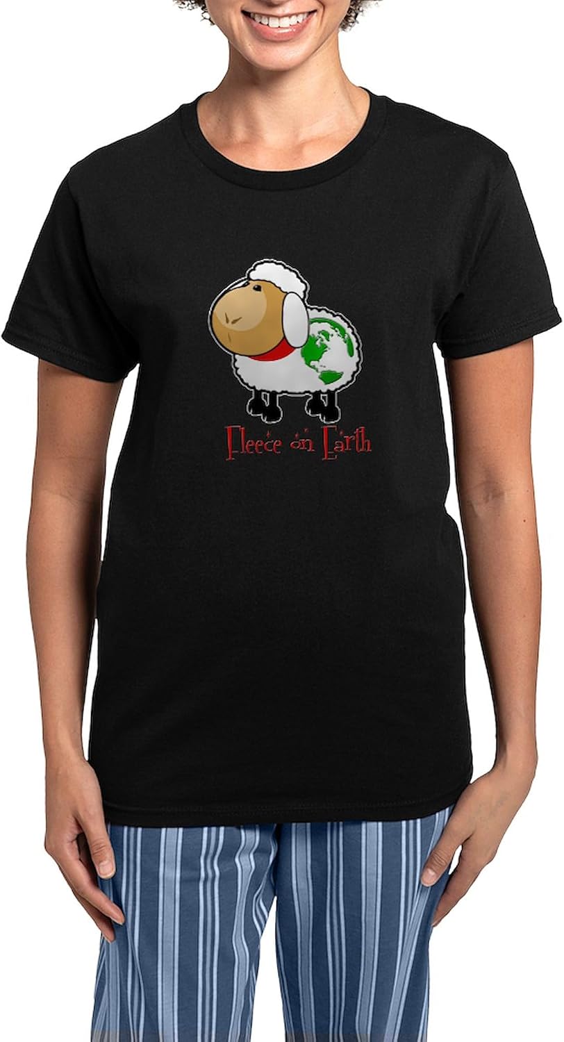 CafePress Fleece On Earth Women's Dark Pajamas Womens Novelty PJ Sleepwear
