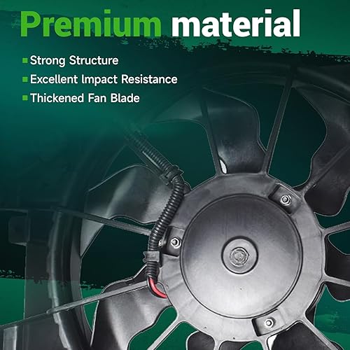 Miniatura 5 de Reemplazo del ventilador del radiador del ventilador de enfriamiento del motor para Elantra 2014-2016
