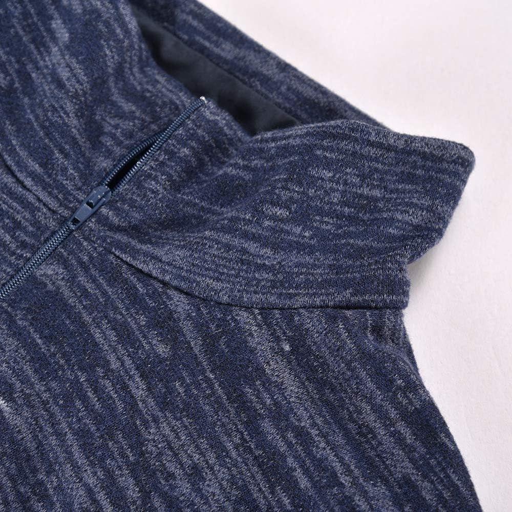 Artfish Women's Women Quarter Zip Casual Pullovers Lightweight Fleece Sweatshirts with Pockets - Image 6