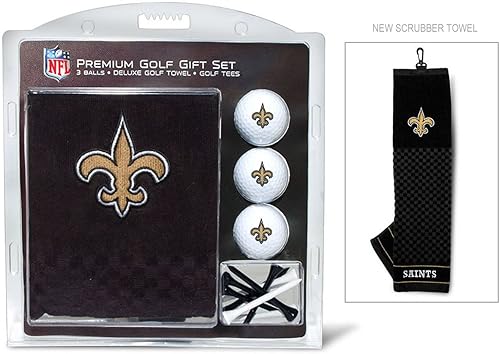 Vista 19 de Team Golf Juego de regalo premium de la NFL: toalla bordada de lujo, 3 bolas, 14 camisetas (2-3/4 pulgadas regular)