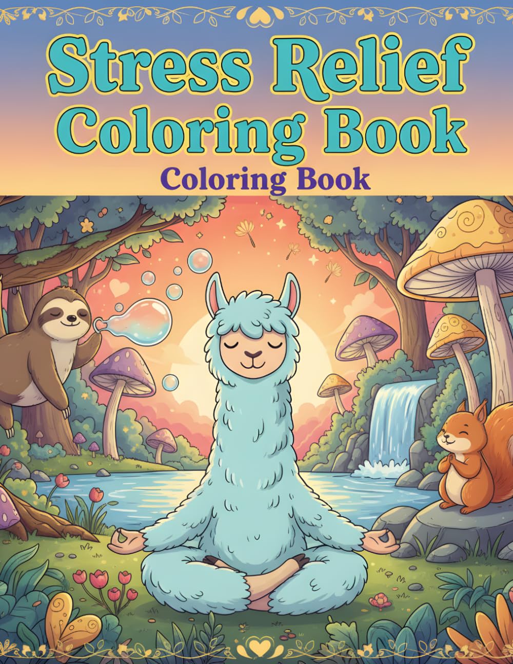 Stress Relief Coloring Book: A Stress-Relief Coloring Book for Everyone: Calming Designs for Relaxation and Mindfulness