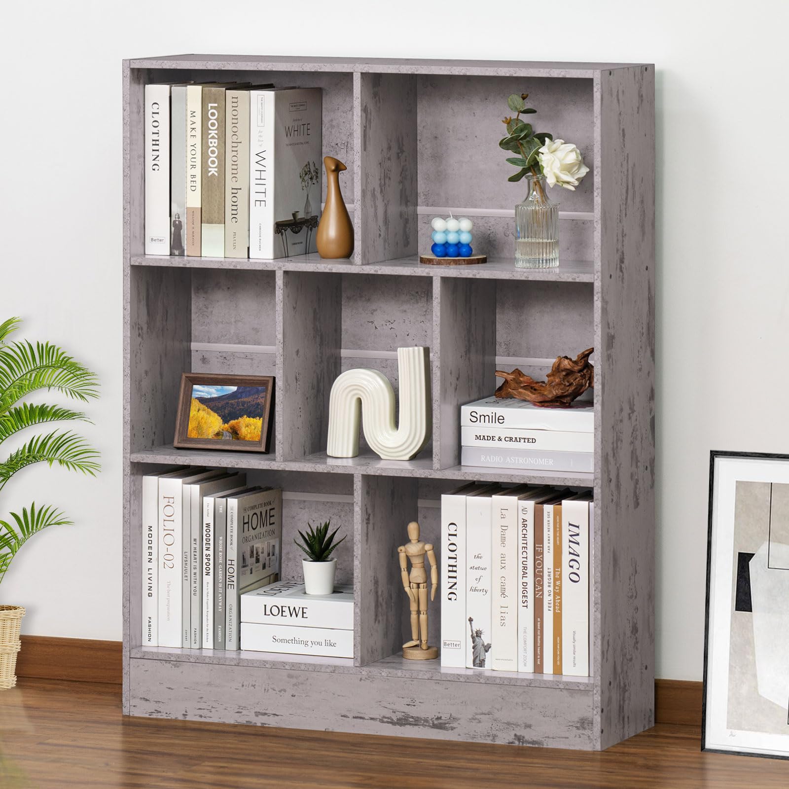 Leyaoyao 7 Cube Bookshelf 