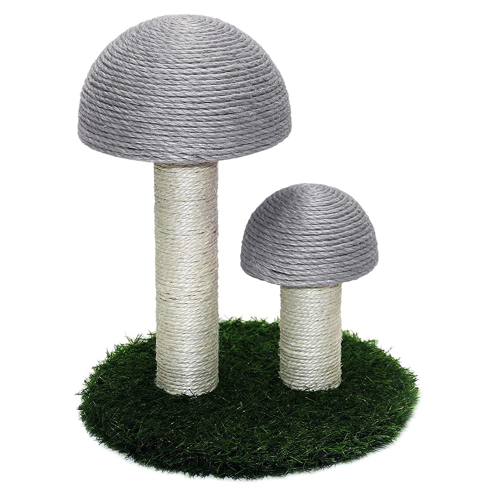 Gatos de interior activos gracias al sisal natural con base estable carotoe